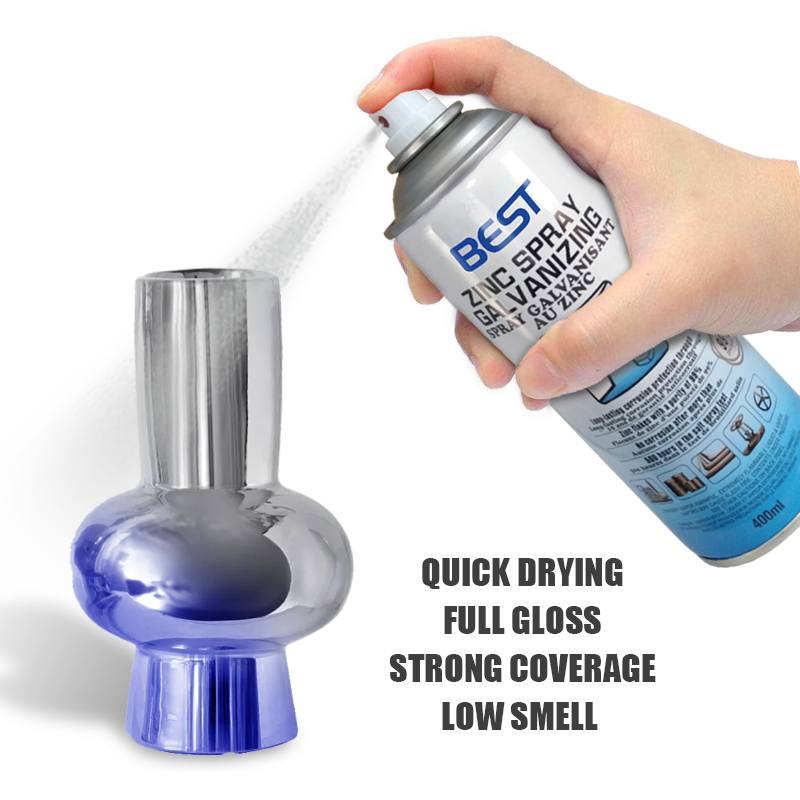Zink Spray Galvanizing Zink Rich Paint Protective Coating Spray 400 ml Kall Galvaniserande Zink Spray