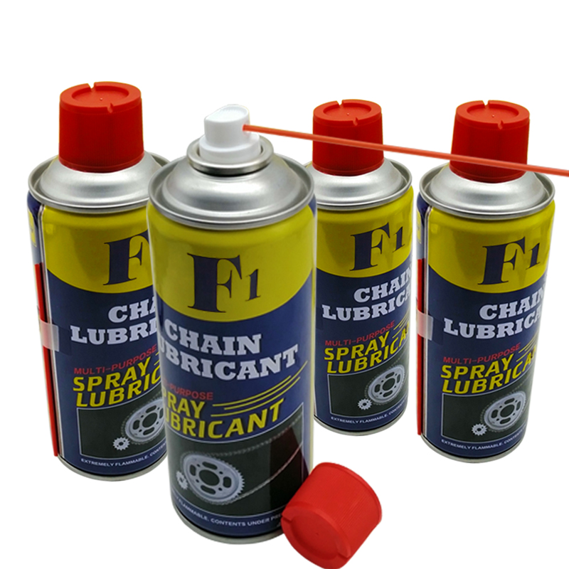 Tillverkare F1 Chain Lube Smörjmedel Spray Penetrating Oil Anti-Rust Smörjmedel Spray